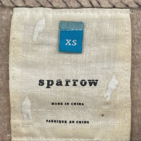 Sparrow Polka Dot Au Fait Merino Wool Cardigan Sweater - Picture 5 of 8